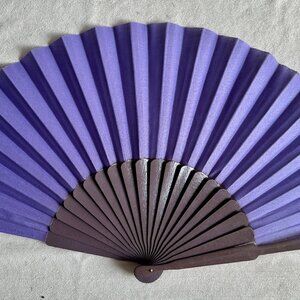 Brand new purple flamenco fan abanico dance accessory